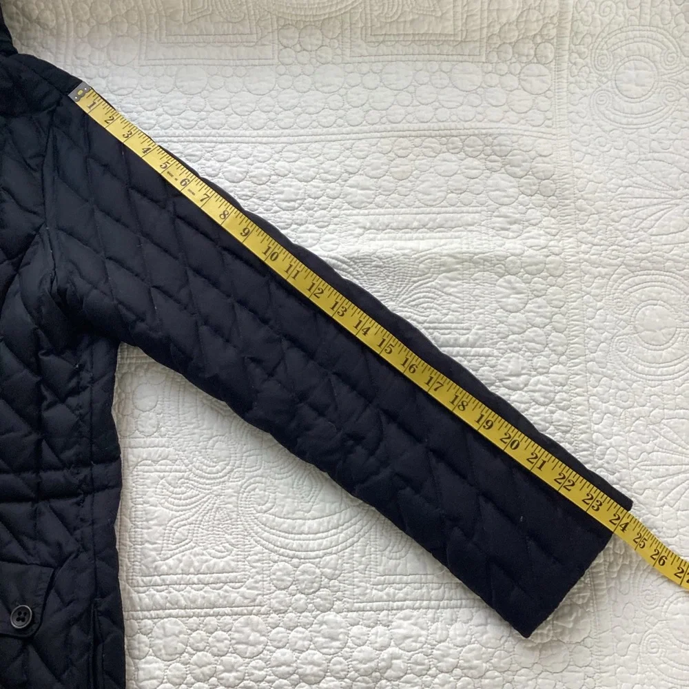 Eddie‎ Bauer Women’s Premium Goose Down Quilted Barn Jacket Black Size Small